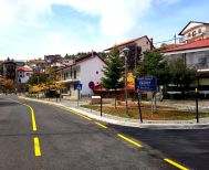 Κίτρινη ανακλαστική διαγράμμιση στο δρόμο προς Σέλι και ΕΧΚ από την ΠΕ Ημαθίας,  μετά από αίτημα της Κοινότητας Σελίου