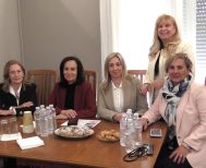 Επίσκεψη της  Άννας Διαμαντοπούλου στον «Έρασμο»