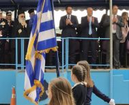 Ο Τάσος Μπαρτζώκας εκπρόσωπος της Βουλής των Ελλήνων στους εορτασμούς της 28ης Οκτωβρίου στη Βέροια