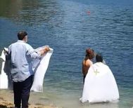Βάπτιση στα νερά του Αλιάκμονα!