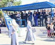 Στον εορτασμό της 25ης Μαρτίου στην Αλεξάνδρεια, ως εκπρόσωπος της Βουλής, ο Τάσος Μπαρτζώκας