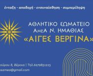 Πρόσκληση στην Ετήσια Τακτική Απολογιστική Γ.Σ. από το Αθλητικό Σωματείο Αιγές Βεργίνα