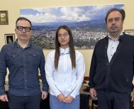 Τον Δήμαρχο Βέροιας  επισκέφθηκε  η πρωταθλήτρια του Judo Ελένη Ταξίδου, από τον Φίλιππο  Αμυνταίου 