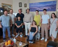 Οι αθλητές του «Εν Σώματι Υγιεί» Γιαπαλή και Ντίτσιος στον Δήμαρχο Βέροιας