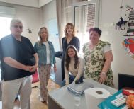 Επίσκεψη της Rita Conrads Mengewein  και του Νίκου Παπαδόπουλου  στην Πρωτοβουλία για το Παιδί