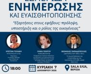 Την Κυριακή 7 Δεκεμβρίου: Εσπερίδα για τις εξαρτήσεις στους εφήβους από την Ένωση Συλλόγων Γονέων Ημαθίας