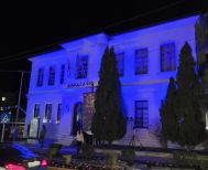 Φωταγώγηση του Δημαρχείου Βέροιας για την Παγκόσμια Ημέρα Angelman