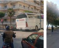 Φράκαρε λεωφορείο στο κέντρο της Βέροιας!