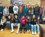 Ιταλοί μαθητές του Προγράμματος ERASMUS + στο Δημαρχείο Βέροιας