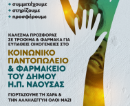 Γιορτή αλληλεγγύης για τις κοινωνικές δομές του Δήμου Νάουσας     Ανοιχτό κάλεσμα για συγκέντρωση ειδών πρώτης ανάγκης την Κυριακή 22 Ιουνίου