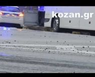 Κοζάνη: Τροχαίο  με λεωφορείο  που μετέφερε  εργαζόμενους  της ΔΕΗ - Έπαθε ανακοπή ο οδηγός