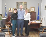 Επίσκεψη της υποψήφιας Ευρωβουλευτή  Πίστης Κρυσταλλίδου  στον Δήμαρχο  Νάουσας