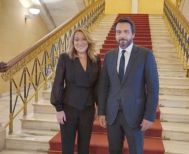 Συνάντηση Τάσου Μπαρτζώκα με την Υπουργό Δημόσιας Διοίκησης της Δημοκρατίας της Σερβίας, Νένα Στάροβιτς.