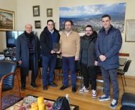 Εθιμοτυπική συνάντηση  του Δημάρχου Βέροιας με τον  Σύλλογο Ζαχαροπλαστών Ημαθίας