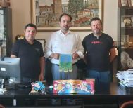 Το Vespa Club Veria  στον Δήμαρχο Βέροιας