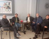 Συνάντηση της Ομάδας Δράσεων Ενεργών Πολιτών Δήμου Αλεξάνδρειας με τον Περιφερειακό Σύμβουλο Πέλλας Φώτη Χατζόγλου για τον Προαστιακό 