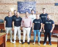 Οι πρωταθλητές του αθλήματος Διελκυστίνδας στον Δήμαρχο Βέροιας