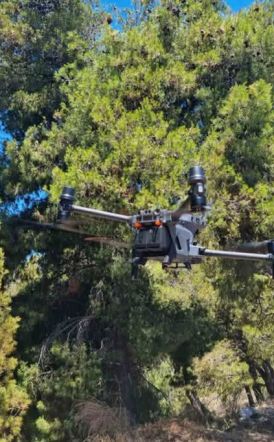 Drone Πυροπροστασίας της Ημαθίας στην Κοινότητα Σελίου