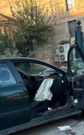 Ηλικιωμένος οδηγός έπεσε πάνω στην περίφραξη του Αγίου Αντωνίου στο κέντρο της Βέροιας