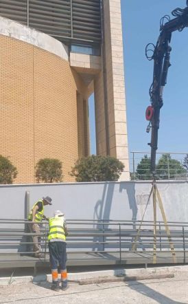 Δωρεά του εργολάβου του νέου Διοικητηρίου η ράμπα στο Δικαστικό Μέγαρο Βέροιας
