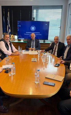 Η άρδευση της Ημαθίας  και οι αποζημιώσεις αγροτών και κτηνοτρόφων στην συνάντηση Τσαβδαρίδη – Τσιάρα