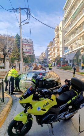 Τροχαίο στο κέντρο της Βέροιας προκάλεσε πρωινό μποτιλιάρισμα