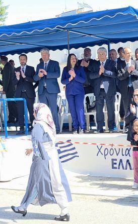 Στον εορτασμό της 25ης Μαρτίου στην Αλεξάνδρεια, ως εκπρόσωπος της Βουλής, ο Τάσος Μπαρτζώκας