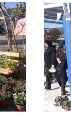 Δεύτερη ανθοέκθεση στο Δημοτικό Σχολείο Αγίας Βαρβάρας