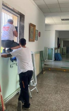 Ολοκληρώθηκαν οι εργασίες αντικατάστασης θερμοηχομονωτικών κουφωμάτων στο Δημοτικό Σχολείο Πολυπλατάνου