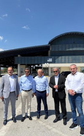 Επίσκεψη του Υφυπουργού Ανάπτυξης Λ. Τσαβδαρίδη στον Μεθοριακό Σταθμό και στο Τελωνείο Νίκης στη Φλώρινας