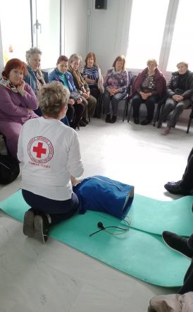 Ενημέρωση στη Δημοτική Βιβλιοθήκη Μακροχωρίου, για χορήγηση πρώτων βοηθειών