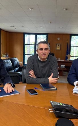 Την επιτάχυνση κρίσιμων αρδευτικών έργων στην Πρασινάδα και στην Κυψέλη έθεσε ο υφ. Ανάπτυξης Λάζαρος  Τσαβδαρίδης στα αρμόδια Υπουργεία