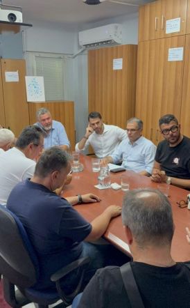 Επίσκεψη κλιμακίου στην Ημαθία Πολιτική προτεραιότητα για το ΠΑΣΟΚ – ΚΙΝΑΛ η ολοκληρωμένη διαχείριση του νερού, για ύδρευση και άρδευση -Συναντήσεις με διοικήσεις των Δ Ε Υ Α, Αλεξάνδρειας, Νάουσας, Βέροιας και εκπροσώπους των ΤΟΕΒ