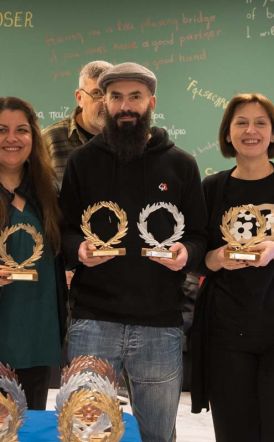 Διακρίσεις της ΣΛΕΜΒ στο Πρωτάθλημα Μπριτζ «Μίμης Περαχιά» στη Θεσσαλονίκη