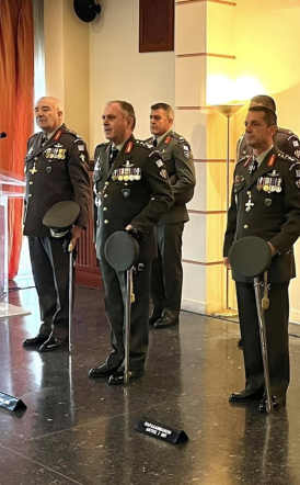 Ανέλαβε ο νέος διοικητής της 1ης Μεραρχίας, υποστράτηγος Χαράλαμπος Γεωργίου