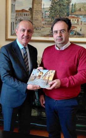 Συνάντηση Δημάρχου Βέροιας με τον  Θεόδωρο Καράογλου