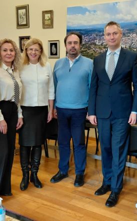 Τον Δήμαρχο Βέροιας επισκέφθηκε η Γενική Πρόξενος της Ρουμανίας