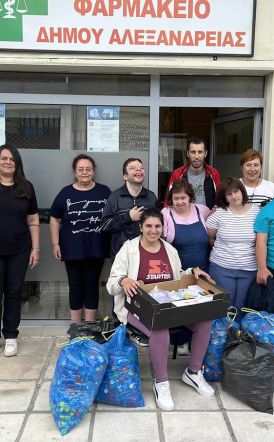 Επίσκεψη των  «Παιδιών της Άνοιξης”  στο Κοινωνικό Φαρμακείο του Δήμου Αλεξάνδρειας