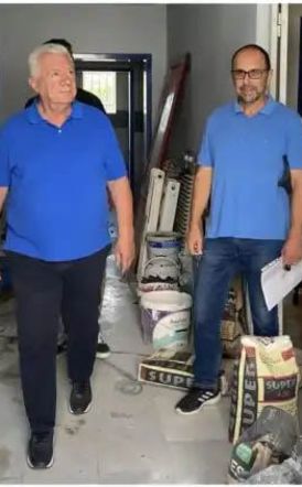 Επιτόπια παρακολούθηση  της προόδου των έργων στα σχολεία από τον Δήμαρχο Παναγιώτη Γκυρίνη, στο πλαίσιο του προγράμματος “Μαριέττα Γιαννάκου”