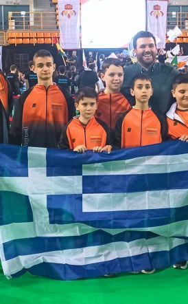 Η αγωνιστική ομάδα ρομποτικής της Βέροιας  στην Παγκόσμια Ολυμπιάδα Αθλητικής Ρομποτικής