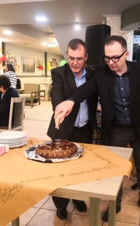 Κοπή Πρωτοχρονιάτικης Βασιλόπιτας   των εργαζομένων της Διεύθυνσης Προσχολικής Αγωγής και Αθλητισμού του Δήμου Βέροιας