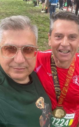 Ο «αειθαλής» Τάκης Κελεπούρης στον μαραθώνιο της Ρώμης