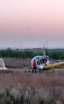 Διενέργεια αεροψεκασμών για την καταπολέμηση των κουνουπιών σε ορυζώνες και υγροτοπικά συστήματα