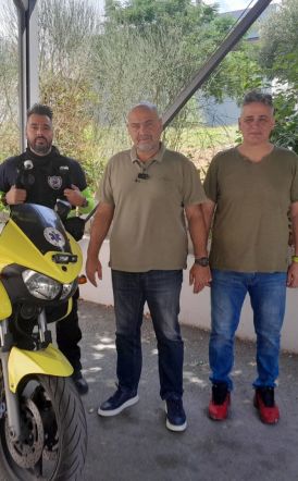 Μηχανή  ταχείας κυκλοφορίας στην υπηρεσία  του ΕΚΑΒ Ημαθίας