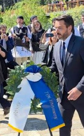 Ο Τάσος Μπαρτζώκας στις εκδηλώσεις μνήμης για το Ολοκαύτωμα της Ηρωικής Πόλης της Νάουσας -«Η θυσία της Νάουσας είναι διαρκής υπενθύμιση ευθύνης για όλους μας»