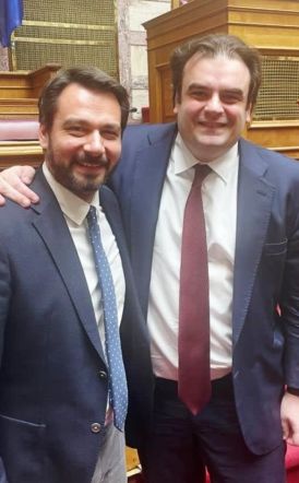 Τα εγκάρδια Συγχαρητήρια του Τάσου Μπαρτζώκα στον νέο Πρόεδρο του Eurogroup Κυριάκο Πιερρακάκη.