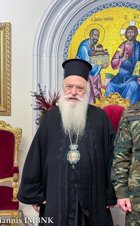 Εθιμοτυπική επίσκεψη  του νέου Διοικητή της Ι Μεραρχίας Πεζικού στον Μητροπολίτη Βεροίας