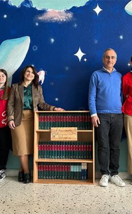 Κατασκευή και Δωρεά Βιβλιοθήκης και Βιβλίων από την 3η Κοινότητα Ανιχνευτών Βέροιας στο 4ο Γενικό Λύκειο Βέροιας