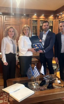 Το Επιμελητήριο Ημαθίας  επισκέφθηκε η Γενική  Πρόξενος της Ρουμανίας 