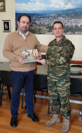 Επίσημη πρώτη επίσκεψη του νέου Διοικητή ΙΜΠ Χαράλαμπου Γεωργίου στον Δήμαρχο Βέροιας Κ. Βοργιαζίδη